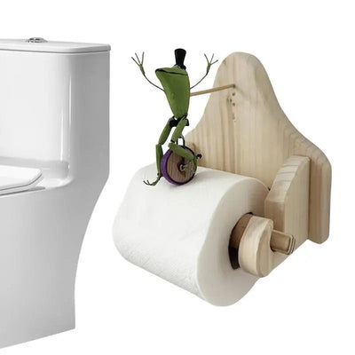 Fahrrad-Frosch Toilettenpapierhalter