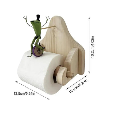 Fahrrad-Frosch Toilettenpapierhalter
