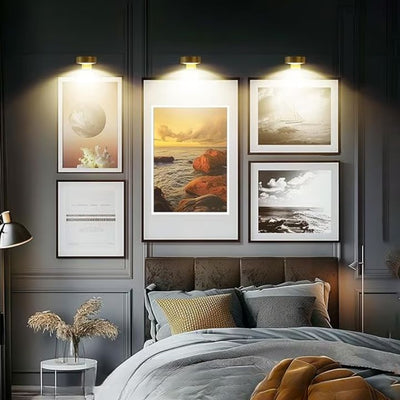 1+1 Gratis | Magnetische LED-Bilderleuchte – Dimmbar & wiederaufladbar