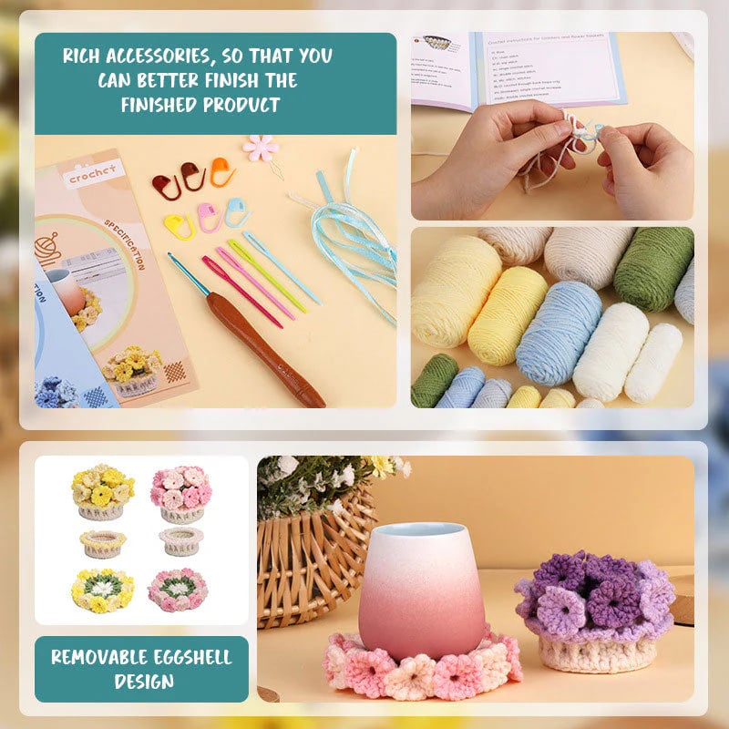 🎁Handgemachte DIY-Maiglöckchen-Untersetzer – Beim Kauf erhalten Sie ein kostenloses Anleitungsbuch!