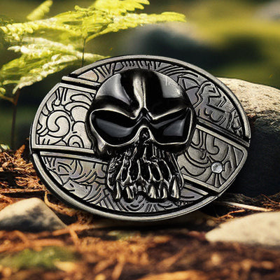 🔥Letzter Tag 50% Rabatt🔥Mode Punk Verstecktes Klappmesser Gürtelschnalle Echtes Leder