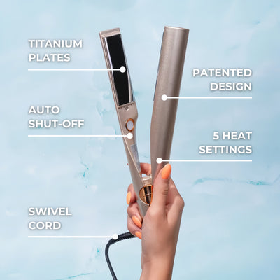 Valcero 2-in-1 Haarglätter & Lockenstab