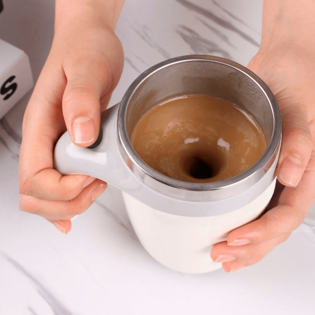 50 % RABATT!!! ☕TazaMágica™ – Wiederaufladbare Automatische Rühr-Tasse☕