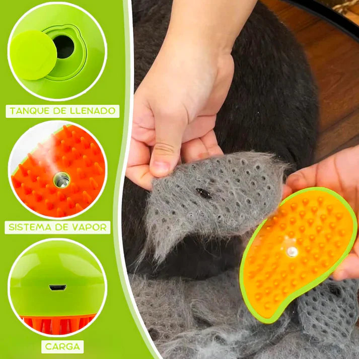 DAMPFBÜRSTE FÜR HAUSTIERE