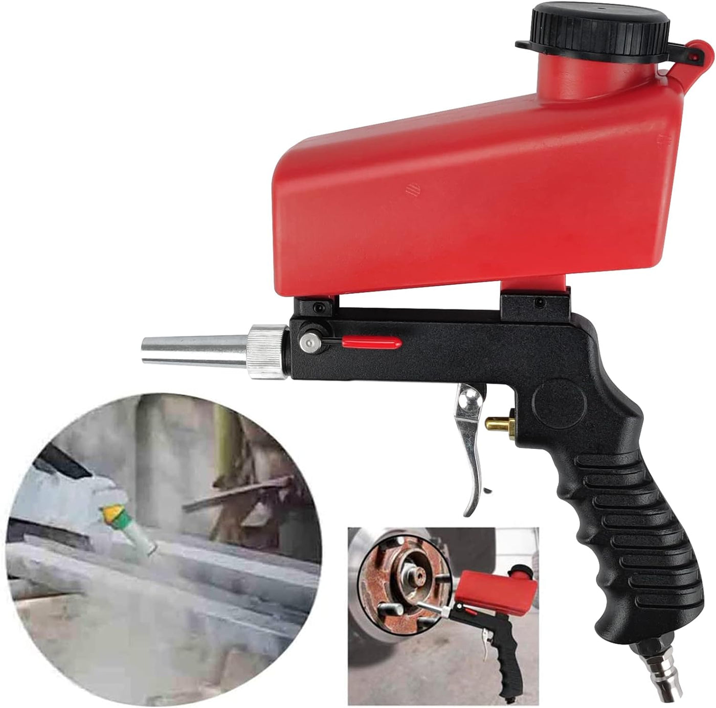 🔥Sommer-Hot-Sale-Aktion – 49 % RABATT✨ – Tragbare pneumatische Sandstrahlpistole