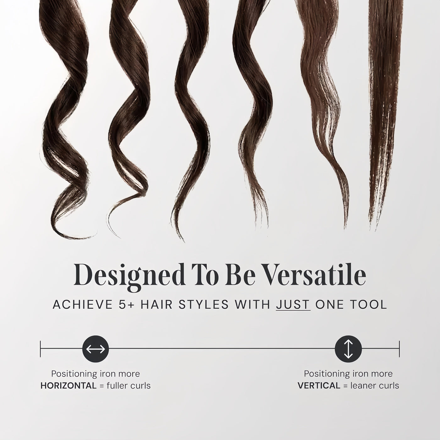 Valcero 2-in-1 Haarglätter & Lockenstab