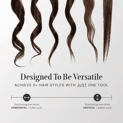 Valcero 2-in-1 Haarglätter & Lockenstab