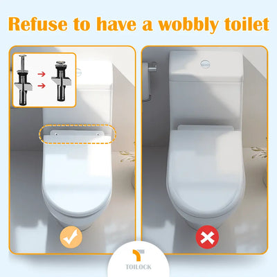 ToiLock™ – Schwerlast-Toilettensitz-Bolzen (1+1 Gratis)
