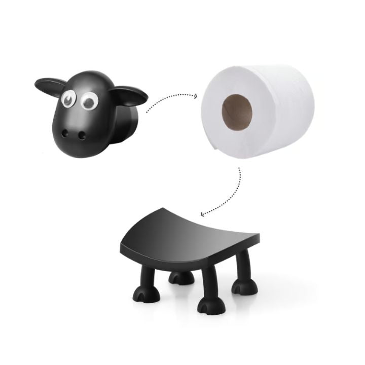 Toilettenpapierhalter in Schafform