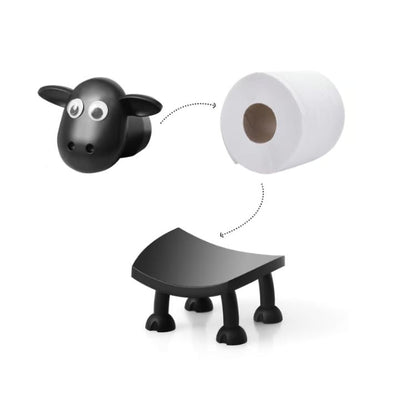 Toilettenpapierhalter in Schafform