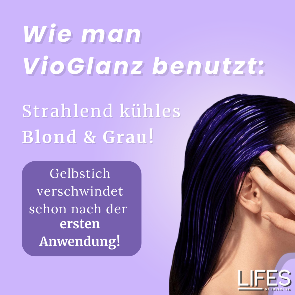 VioGlanz | Haarmaske gegen Gelb- und Messingtöne