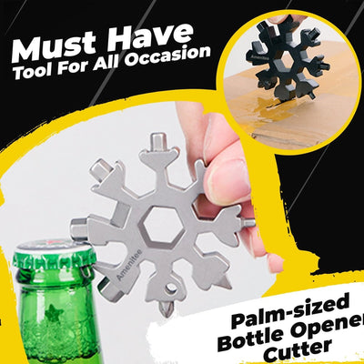 (🌲VORWEIHNACHTSVERKAUF – 49 % RABATT) 🤶 18-in-1 Snowflake Multitool