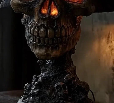☠️Lava-Stein-Schädel-Lampe