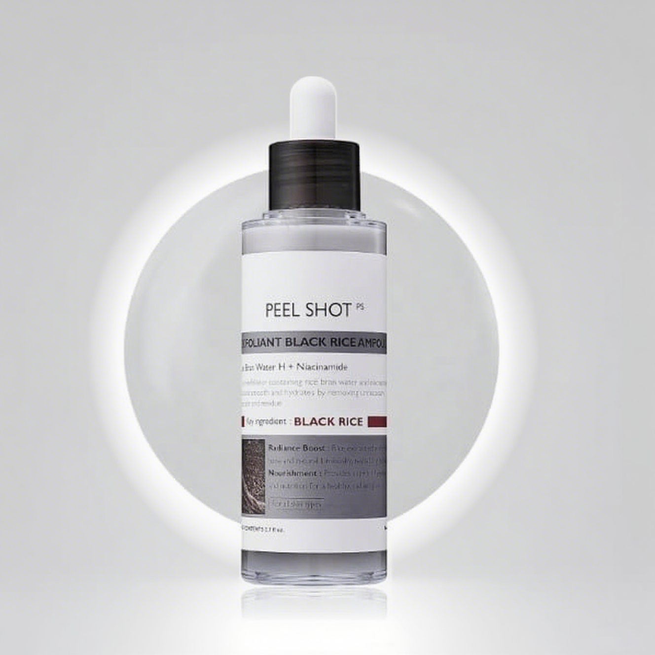 Peel Shot Glow Rice Ampoule Duo - Serums for Brightening, Exfoliating, and Moisturizing🌾