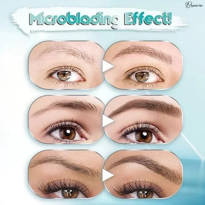 3D Wasserdichter Microblading Augenbrauenstift mit 4-Zack-Spitze – Tattoo-Effekt