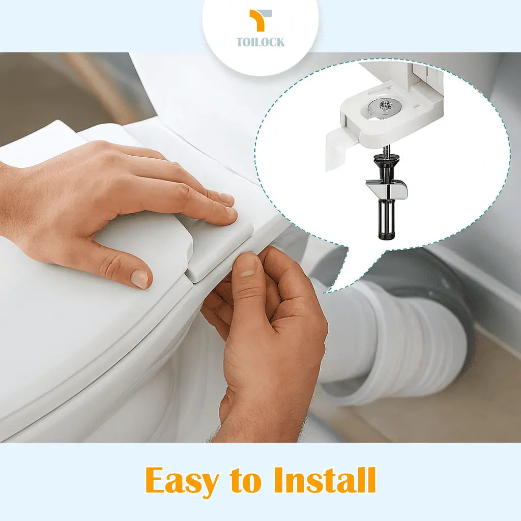 ToiLock™ – Schwerlast-Toilettensitz-Bolzen (1+1 Gratis)