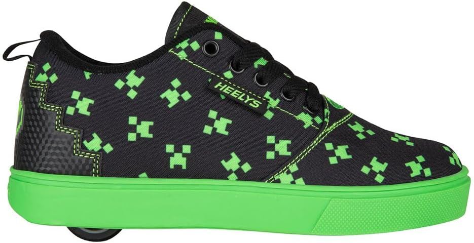 HEELYS Unisex-Kind Pro 20 Minecraft (Little Big Kid/Erwachsene) Rollschuhe mit Rollen in der Ferse