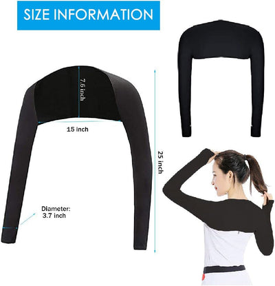 4 Stück UV-Schutz Sonnenschal Kühlende Armsleeves mit Daumenloch für Frauen und Männer Radfahren, Autofahren, Golf Ärmelüberzug