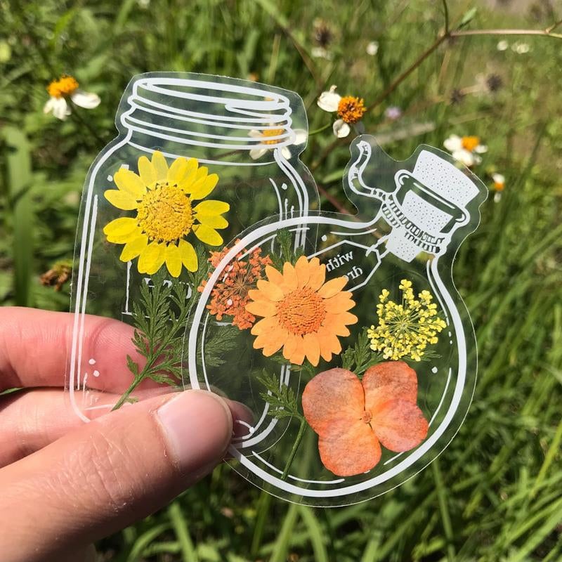 EverBloom Lesezeichen-Set mit getrockneten Blumen