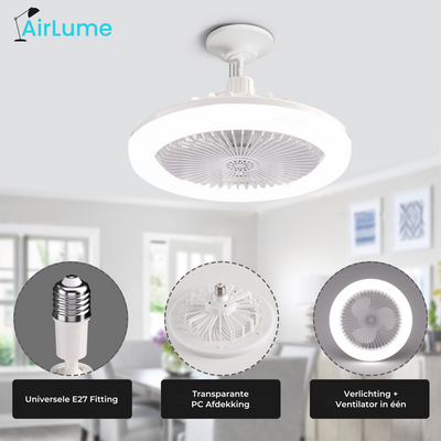 AirLume LED-Deckenventilator mit Fernbedienung
