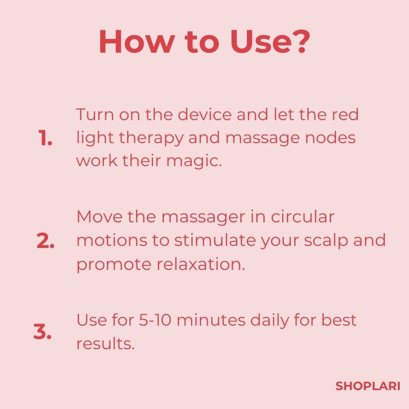50% RABATT🔥 I LumaGrow™ Kopfhautmassagegerät