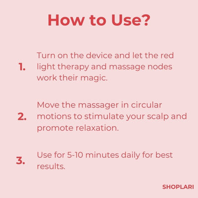 50% RABATT🔥 I LumaGrow™ Kopfhautmassagegerät