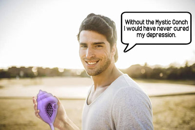 MunnyGrubbers - Original Mystic Conch Shell - Nicht-kanonische Parodie der Magic Conch Shell - Stelle eine JA- oder NEIN-Frage und ziehe die Schnur - Wahrsagen - Entscheidungsfindung - (V4+ Lavendel)