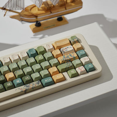 156 Tasten PBT Dye Sub Individuelle Lila Tastenkappen URE Profil Schmetterling Tastenkappen-Set Passend für 95% 75% 65% 60% Cherry Mx Switches Mechanische Tastatur