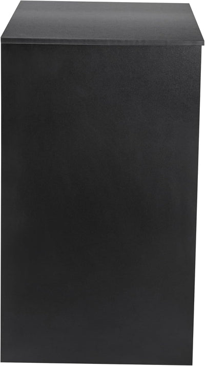Flash Furniture Lotus Mini-Kühlschrank Regal-Organizer, platzsparendes Aufsatzregal für Mini-Kühlschrank mit zwei Fächern, Holzwerkstoff, 33,75" B, Weiß