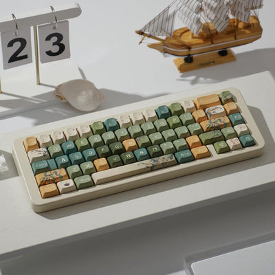 156 Tasten PBT Dye Sub Individuelle Lila Tastenkappen URE Profil Schmetterling Tastenkappen-Set Passend für 95% 75% 65% 60% Cherry Mx Switches Mechanische Tastatur