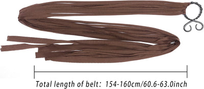 Joukavor Viking Troll Kreuz Gürtel Norse Hexen Seilgürtel Mittelalterliche Accessoires für Frauen