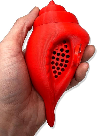 MunnyGrubbers - Original Mystic Conch Shell - Nicht-kanonische Parodie der Magic Conch Shell - Stelle eine JA- oder NEIN-Frage und ziehe die Schnur - Wahrsagen - Entscheidungsfindung - (V4+ Lavendel)