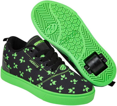 HEELYS Unisex-Kind Pro 20 Minecraft (Little Big Kid/Erwachsene) Rollschuhe mit Rollen in der Ferse