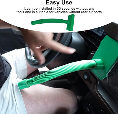 CALIDAKA Jewel Cooler – Crotch Vent Extender für Männer (33,6 Zoll) Luftschlauch-Verlängerung fürs Auto – Kühlung oder Erwärmung für Rücksitze