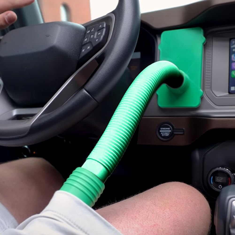 CALIDAKA Jewel Cooler – Crotch Vent Extender für Männer (33,6 Zoll) Luftschlauch-Verlängerung fürs Auto – Kühlung oder Erwärmung für Rücksitze