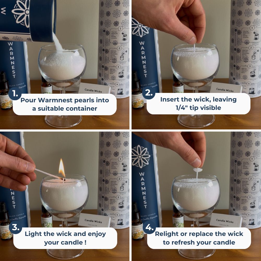 Warmnest® – Perlenkerze