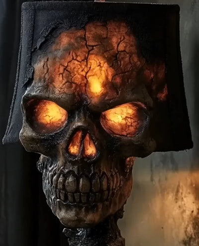 ☠️Lava-Stein-Schädel-Lampe