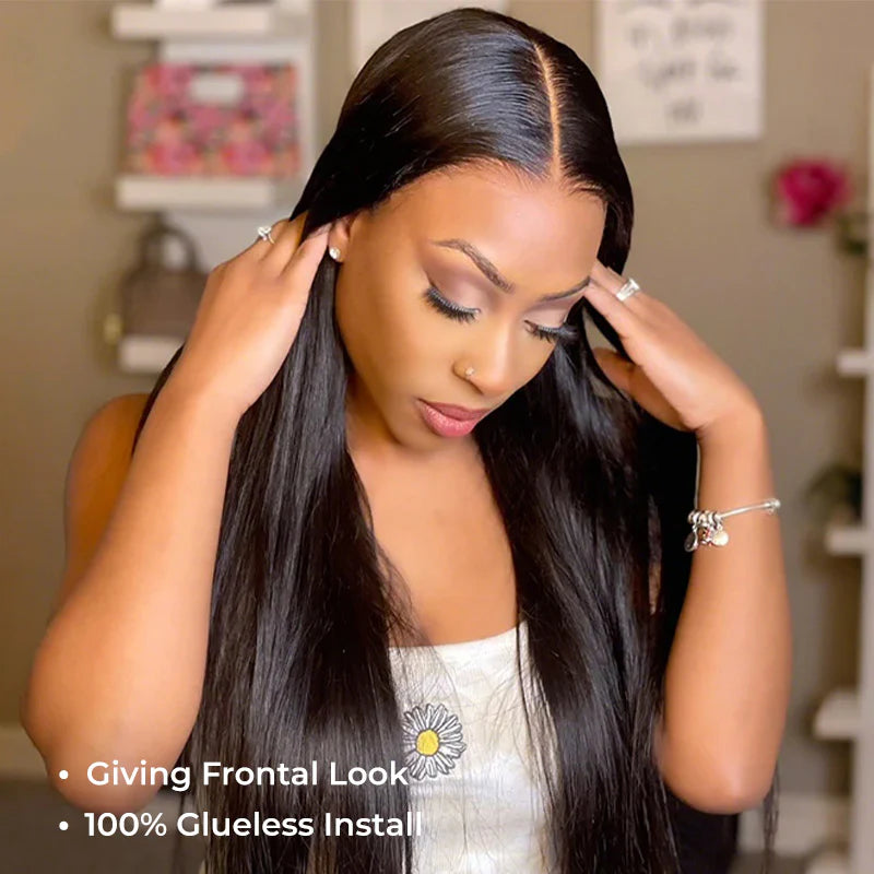 ISEE M-Cap Wear & Go Perücke – 9x6 HD Lace Glueless Perücke mit seidig glattem Haar, vorgebleicht & mit feinen Knoten