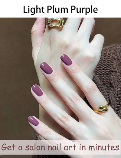 Semi Cured Gel Nail Strips, 20 Stück Gel Nagelaufkleber UV, Wraps für DIY Maniküre zu Hause (Transparent)