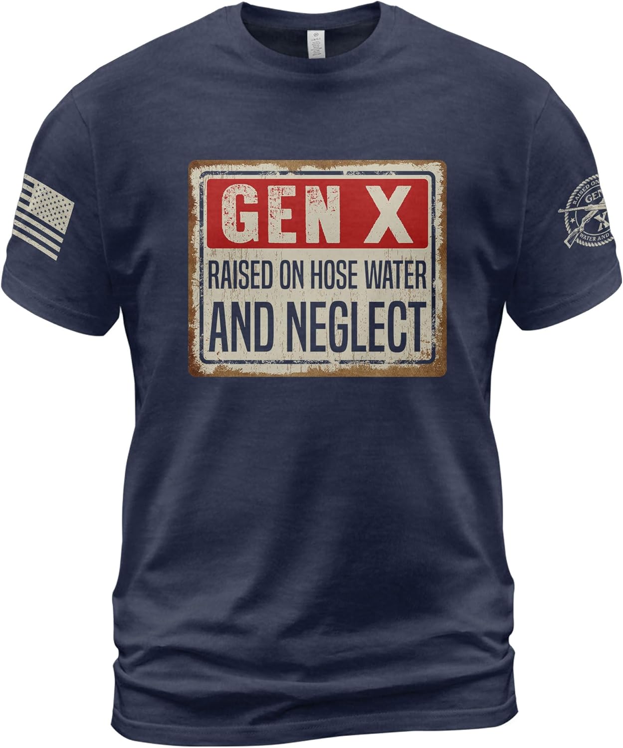 Gen X „Raised On Hose Water and Neglect“-Shirt, Gen X T-Shirt Damen, Gen X Shirts für Herren, Generation X Shirt 8