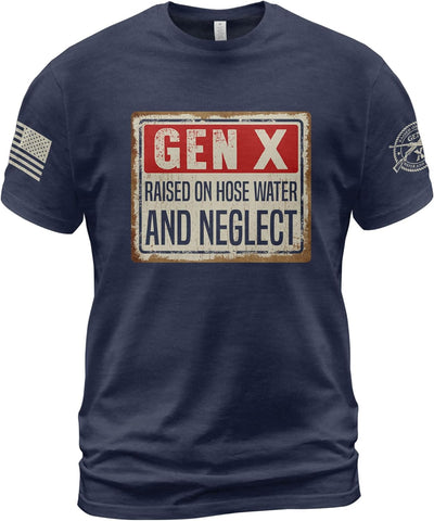 Gen X „Raised On Hose Water and Neglect“-Shirt, Gen X T-Shirt Damen, Gen X Shirts für Herren, Generation X Shirt 8
