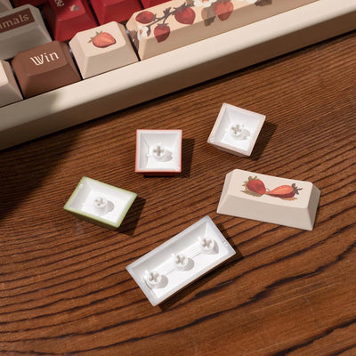156 Tasten PBT Dye Sub Individuelle Lila Tastenkappen URE Profil Schmetterling Tastenkappen-Set Passend für 95% 75% 65% 60% Cherry Mx Switches Mechanische Tastatur