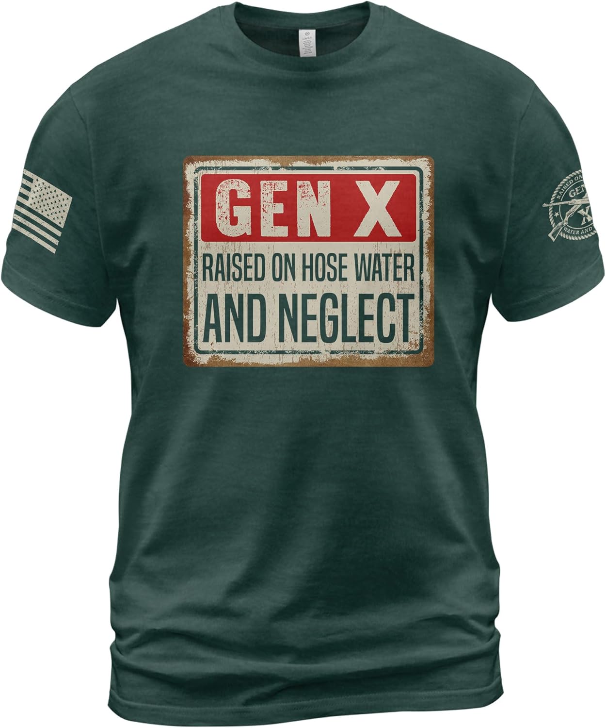 Gen X „Raised On Hose Water and Neglect“-Shirt, Gen X T-Shirt Damen, Gen X Shirts für Herren, Generation X Shirt 8