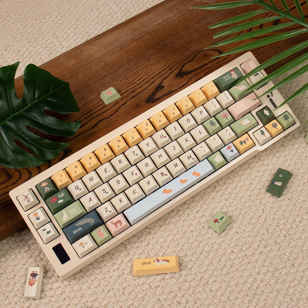 156 Tasten PBT Dye Sub Individuelle Lila Tastenkappen URE Profil Schmetterling Tastenkappen-Set Passend für 95% 75% 65% 60% Cherry Mx Switches Mechanische Tastatur