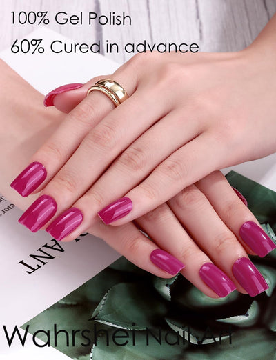 Semi Cured Gel Nail Strips, 20 Stück Gel Nagelaufkleber UV, Wraps für DIY Maniküre zu Hause (Transparent)