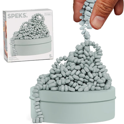 Speks Original Crags Ferrit-Knetmasse | 500+ Ferritsteine in einer Dose, Fidget-Spielzeug zur Stresslinderung, sensorisches Schreibtischspielzeug für Erwachsene & Jugendliche ab 14 | Rose, Groß