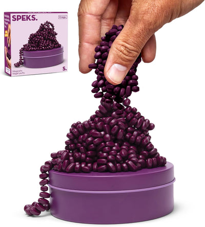 Speks Original Crags Ferrit-Knetmasse | 500+ Ferritsteine in einer Dose, Fidget-Spielzeug zur Stresslinderung, sensorisches Schreibtischspielzeug für Erwachsene & Jugendliche ab 14 | Rose, Groß