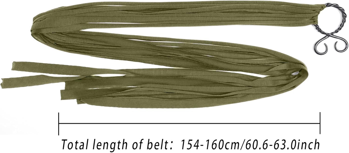 Joukavor Viking Troll Kreuz Gürtel Norse Hexen Seilgürtel Mittelalterliche Accessoires für Frauen