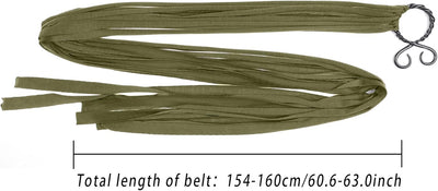 Joukavor Viking Troll Kreuz Gürtel Norse Hexen Seilgürtel Mittelalterliche Accessoires für Frauen