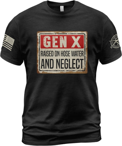 Gen X „Raised On Hose Water and Neglect“-Shirt, Gen X T-Shirt Damen, Gen X Shirts für Herren, Generation X Shirt 8